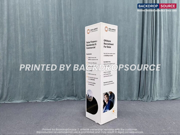 Tension fabric media wall