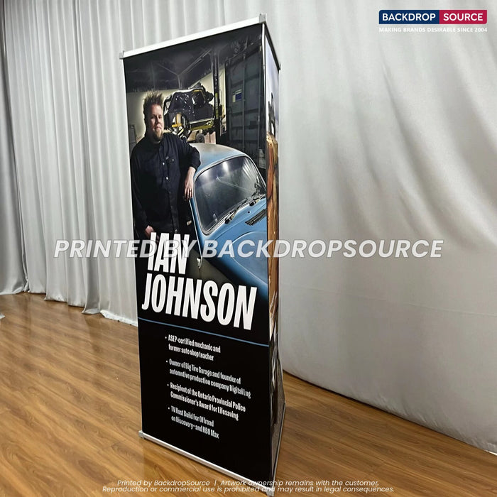 Tension fabric media wall