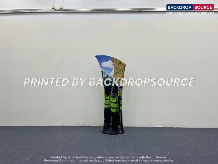Tension fabric media wall