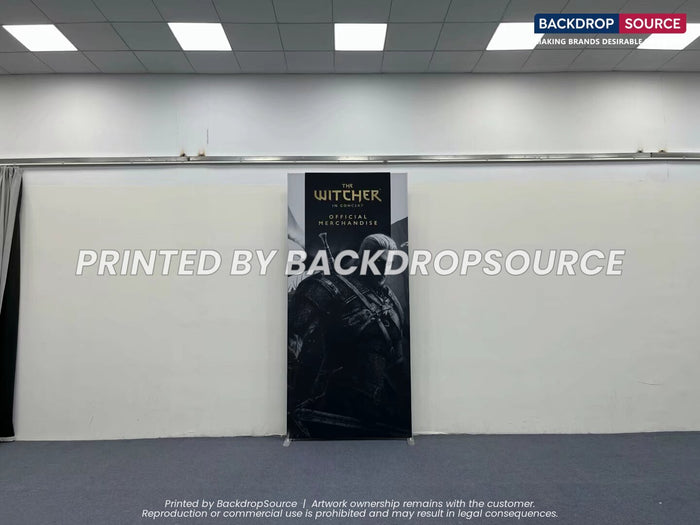 Tension fabric media wall