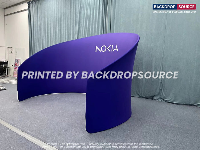 Tension fabric media wall