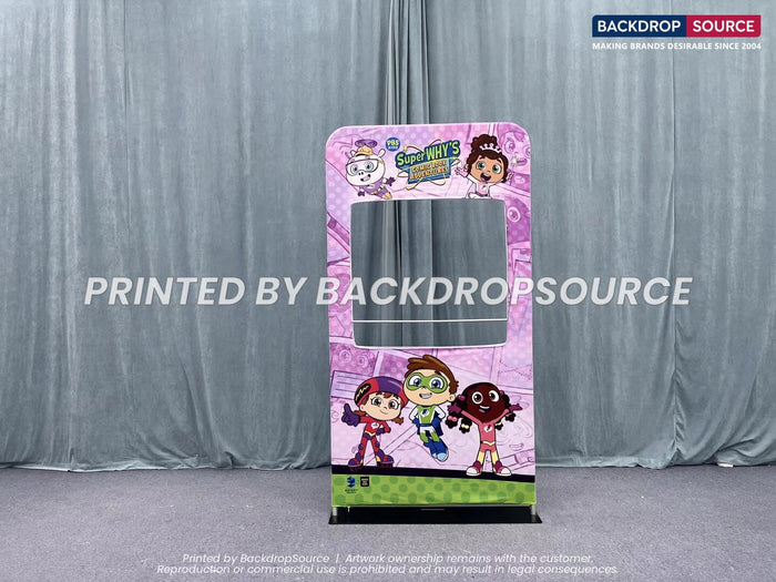 Customised shape backdrops