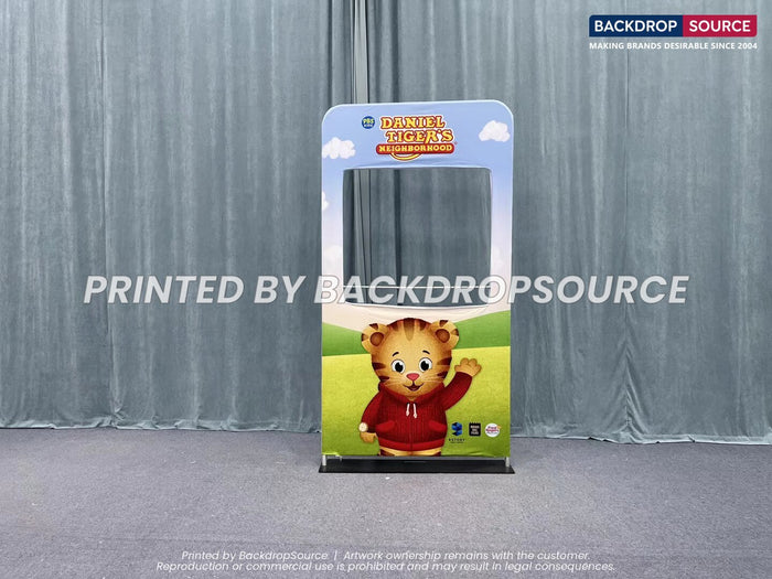 Customised shape backdrops