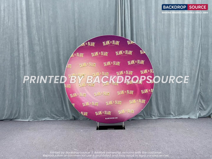 Customised shape backdrops