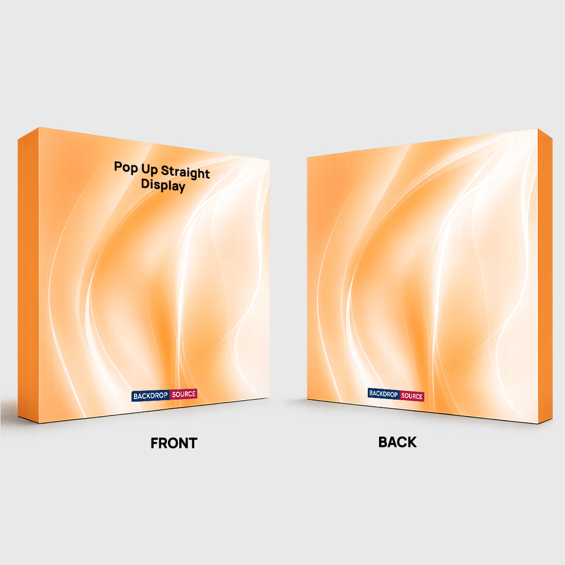 Portable Straight Fabric Pop-Up Wall