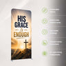 Church Portable 7.5ft Worship Backdrop