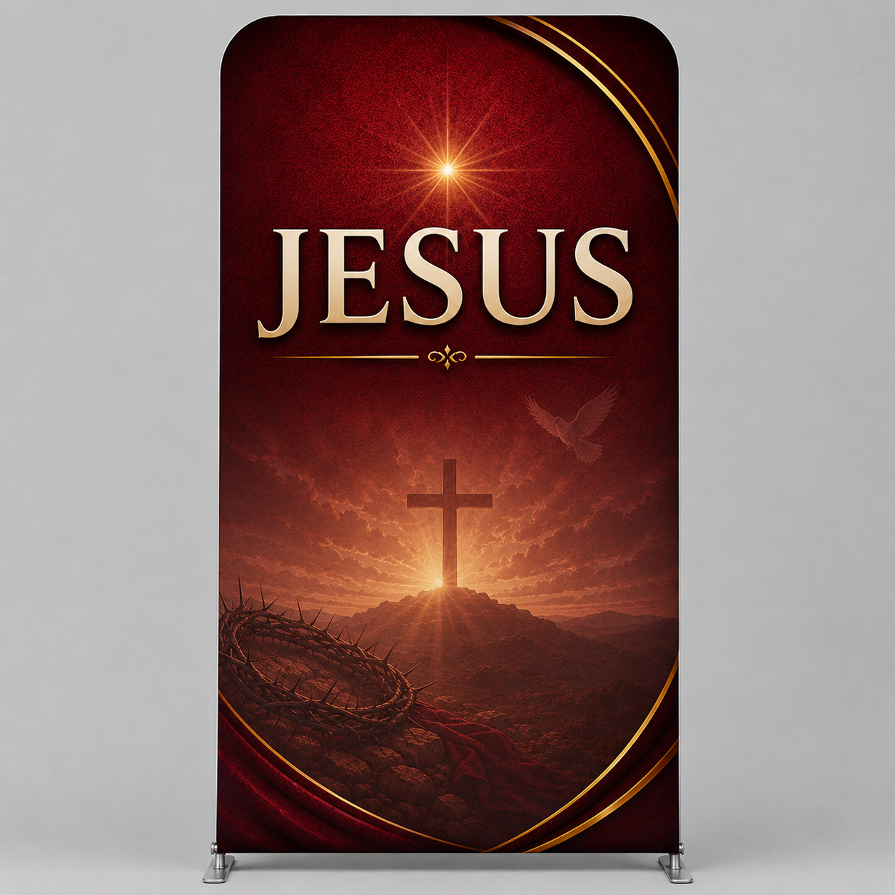 Church Portable 7.5ft Worship Backdrop
