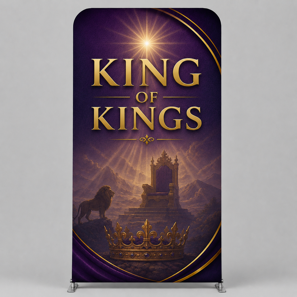 Church Portable 7.5ft Worship Backdrop