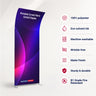 Portable Curved Fabric Exhibit Display