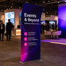 Portable Curved Fabric Exhibit Display
