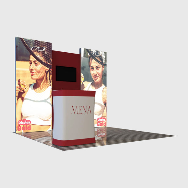 Premier 10x10 Exhibition Booth - Model 7