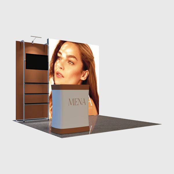 Premier 10x10 Exhibition Booth - Model 2