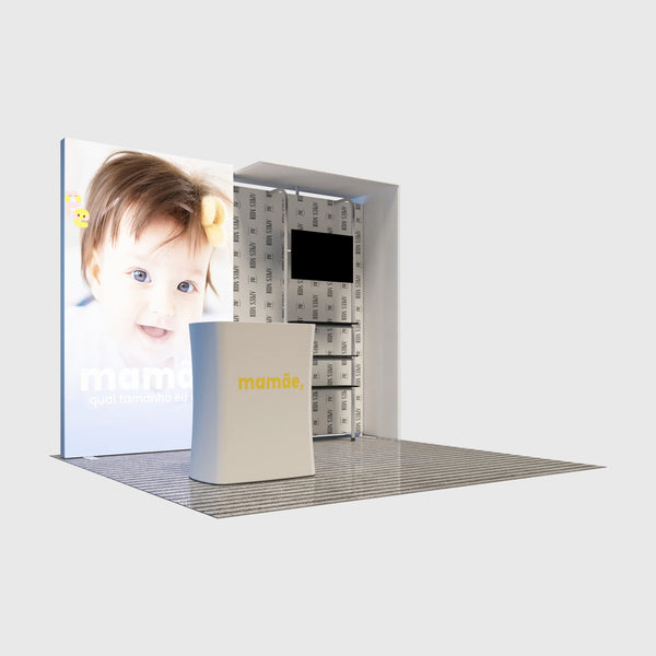 Premier 10x10 Exhibition Booth - Model 1
