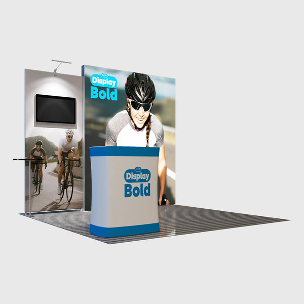 Premier 10x10 Exhibition Booth - Model 9