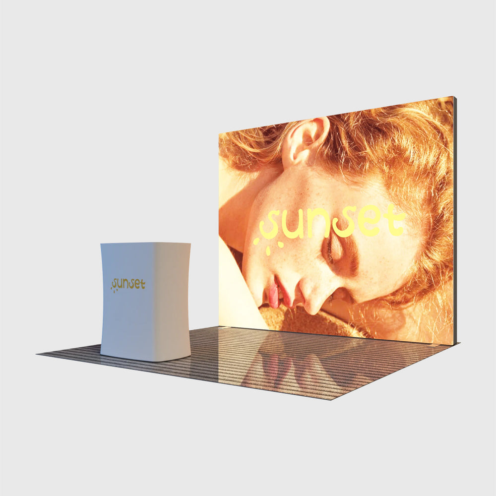 Premier 10x10 Exhibition Booth - Model 3