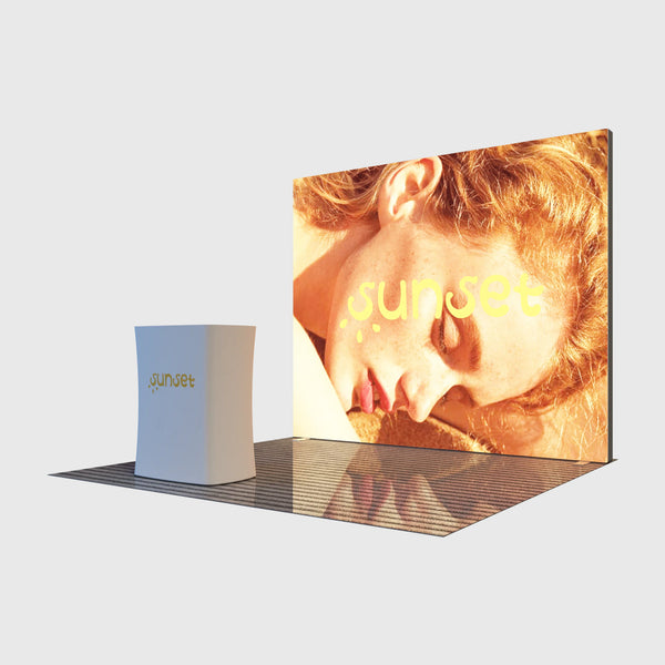 Premier 10x10 Exhibition Booth - Model 3