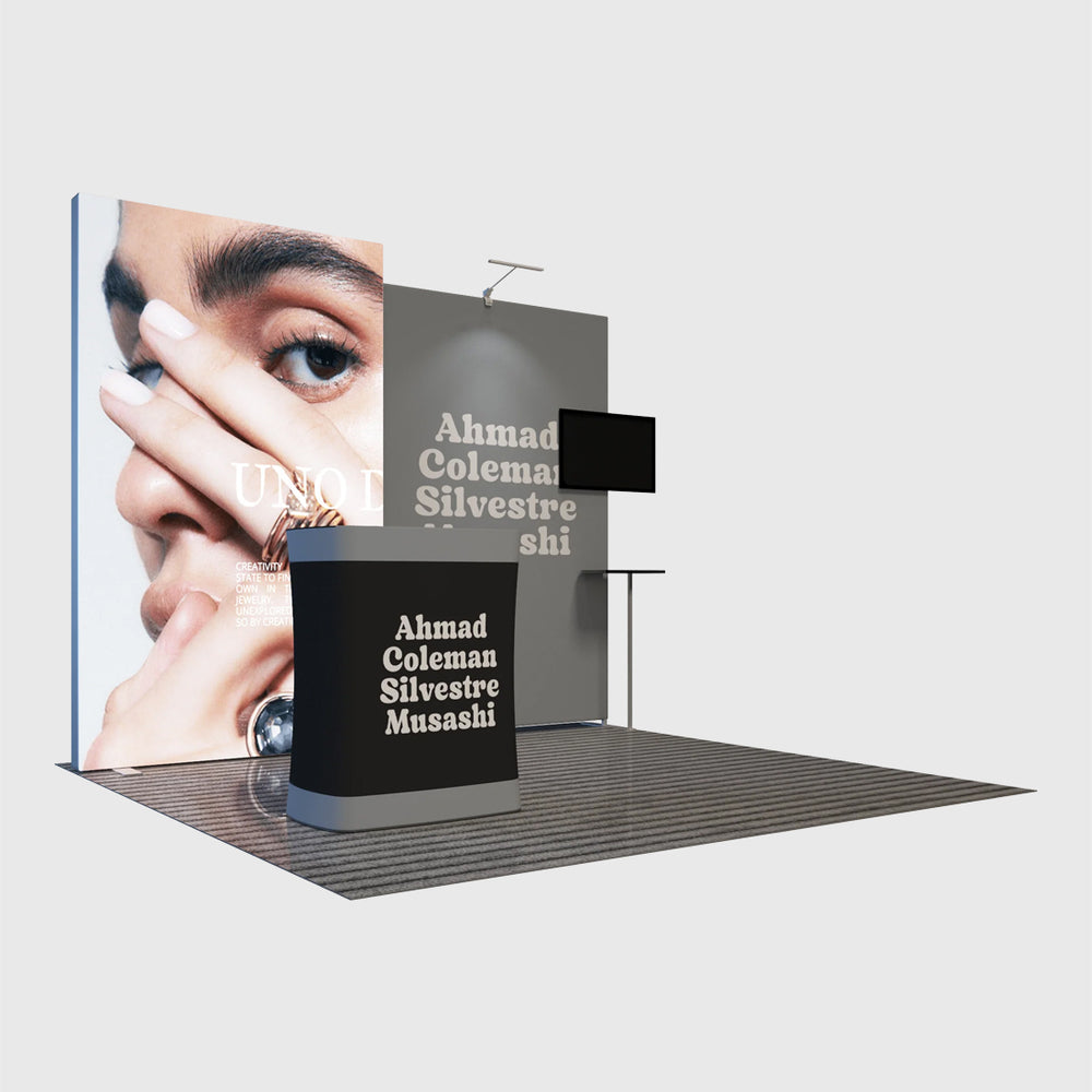 Premier 10x10 Exhibition Booth - Model 4