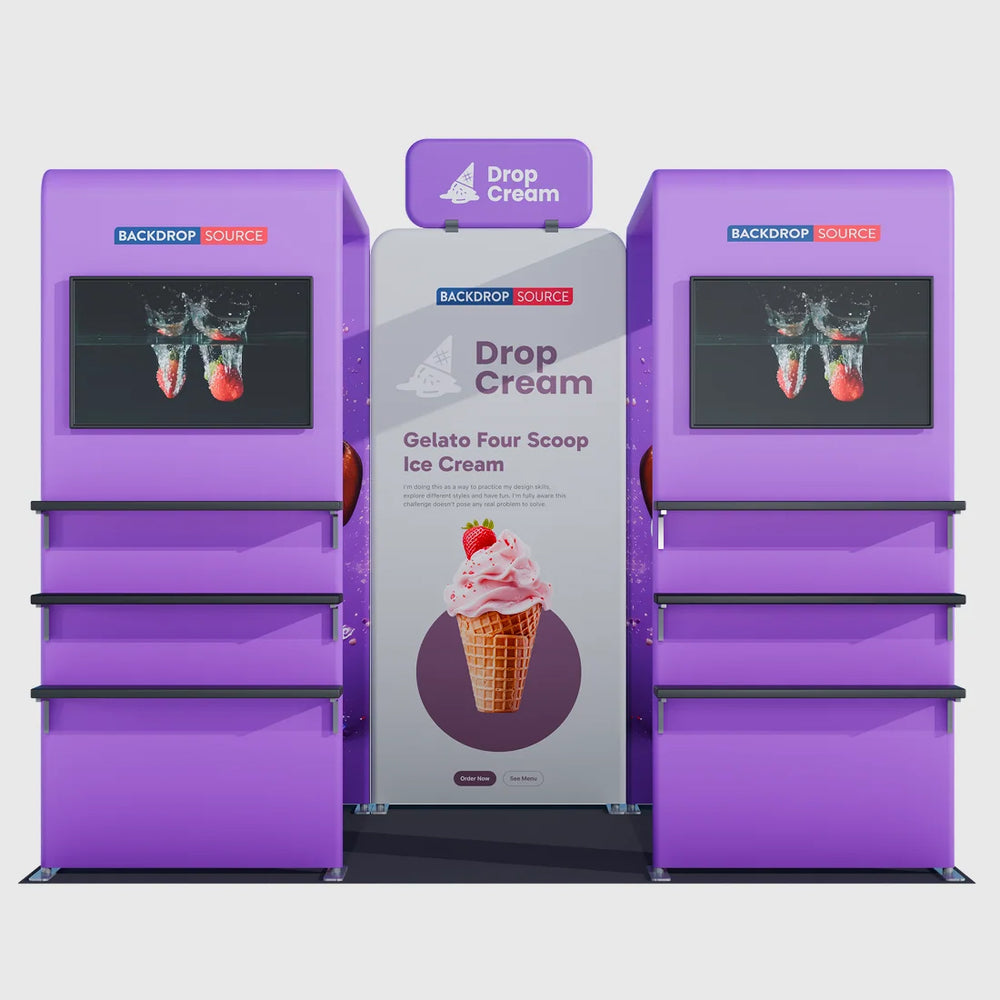 Portable Exhibit Display 10ft x 10ft - Model 35