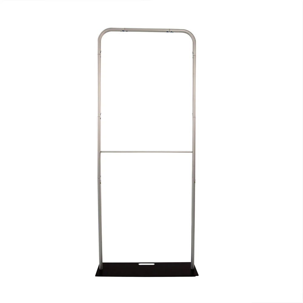 10x10 Booth Kit with Straight Wall, TV Shelf Tower & Banner
