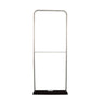 10x10 Booth Kit with Straight Wall, TV Shelf Tower & Banner