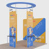 10x10 Straight Fabric Wall Display
