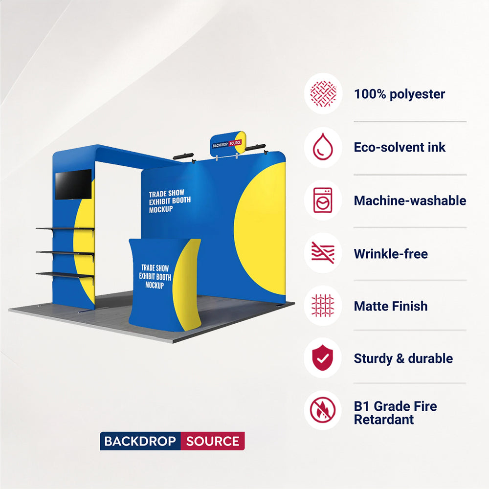 Portable Exhibit Display 10ft x 10ft - Model 17