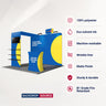 Portable Exhibit Display 10ft x 10ft - Model 17