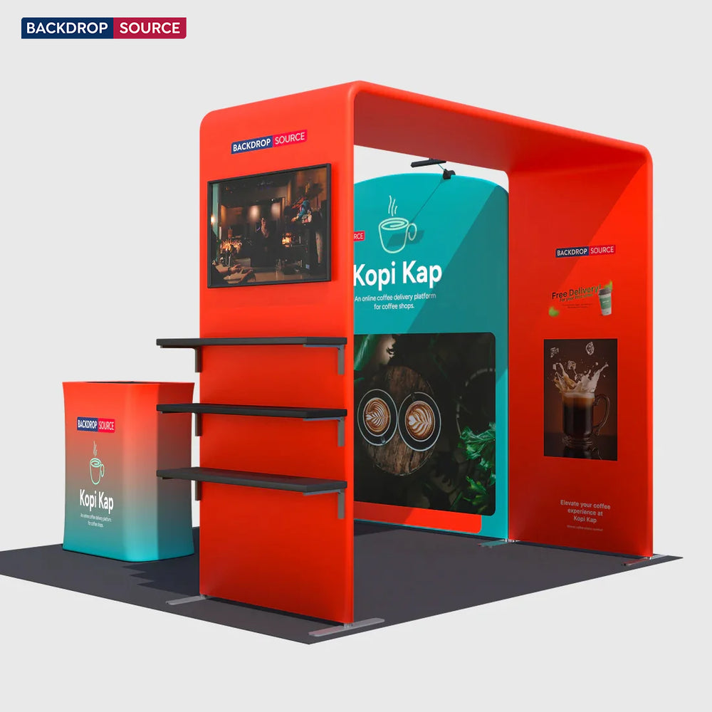 Portable Exhibit Display 10ft x 10ft - Model 37