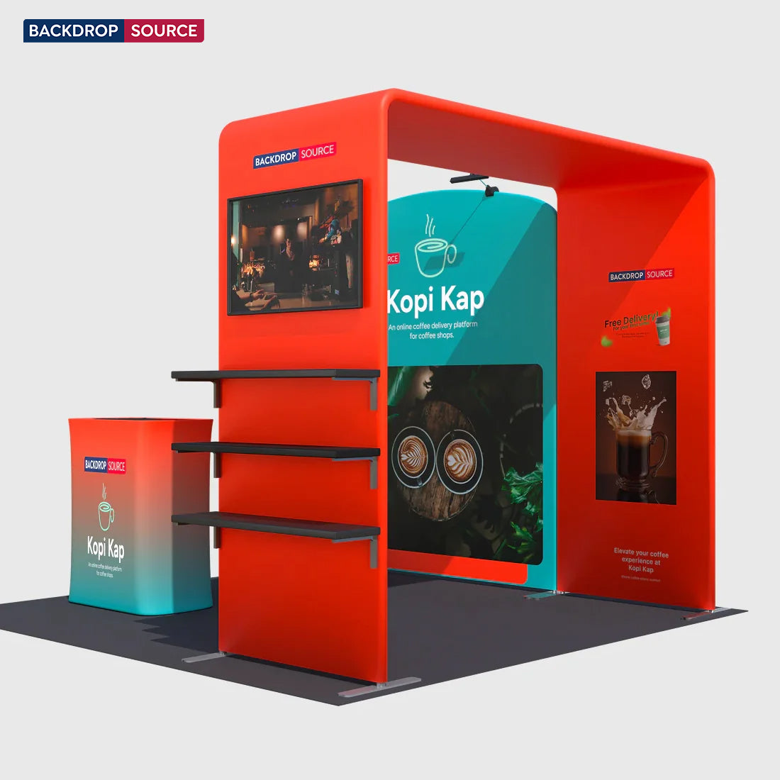 Portable Exhibit Display 10ft x 10ft - Model 37