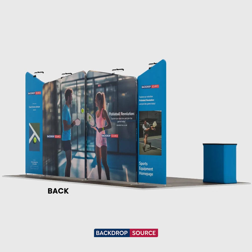 Portable Exhibit Display 20ft x 10ft - Model 2