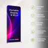 Portable 8.5ft High Fabric Exhibit Display
