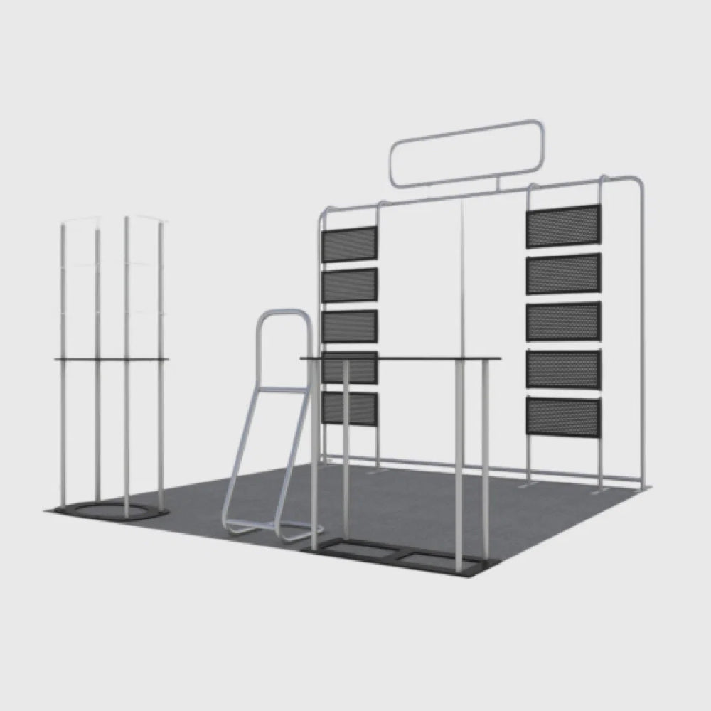 Portable Exhibit Display 10ft x 10ft - Model 20