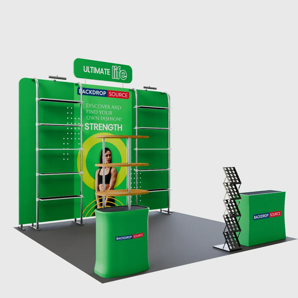 Portable Exhibit Display 10ft x 10ft - Model 20