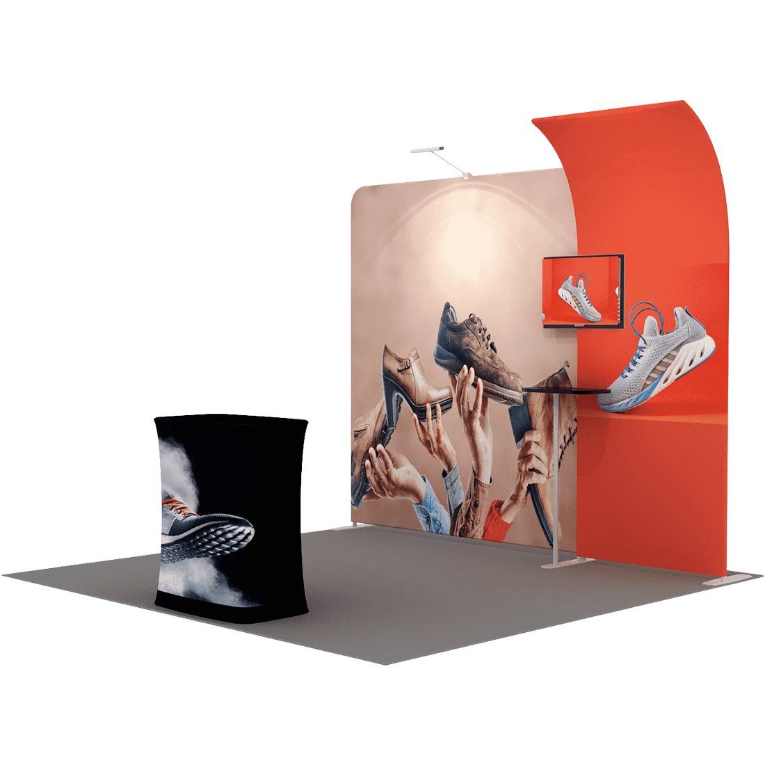 Portable Exhibit Display 10ft x 10ft - Model 6