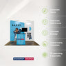 Portable Exhibit Display 10ft x 10ft - Model 4