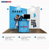Portable Exhibit Display 10ft x 10ft - Model 4