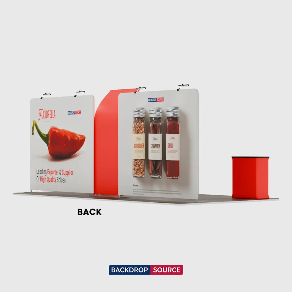 Portable Exhibit Display 20ft x 10ft - Model 13