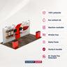 Portable Exhibit Display 20ft x 10ft - Model 13