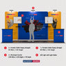 Portable Exhibit Display 20ft x 10ft - Model 4