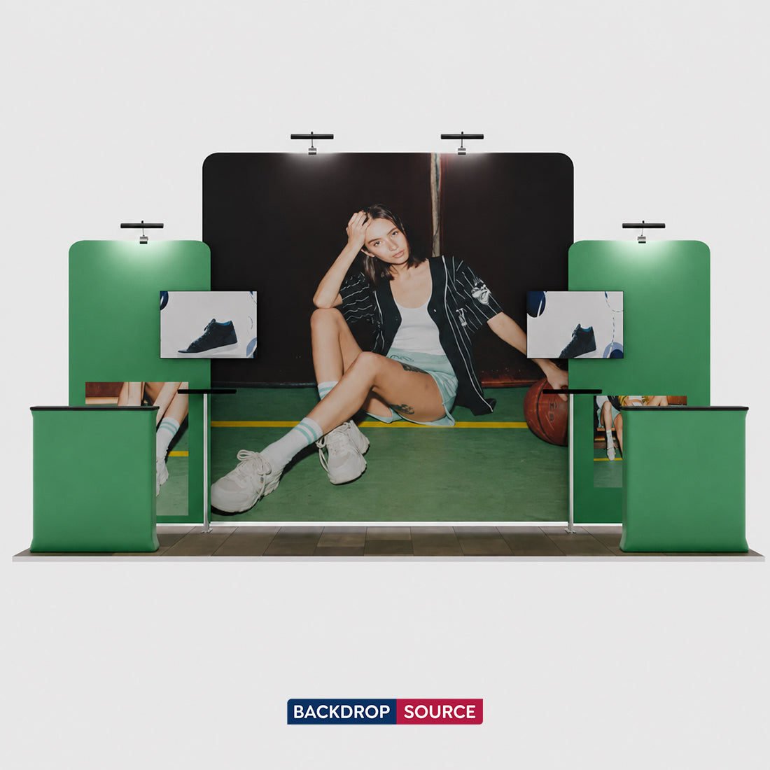 Portable Exhibit Display 20ft x 10ft - Model 5