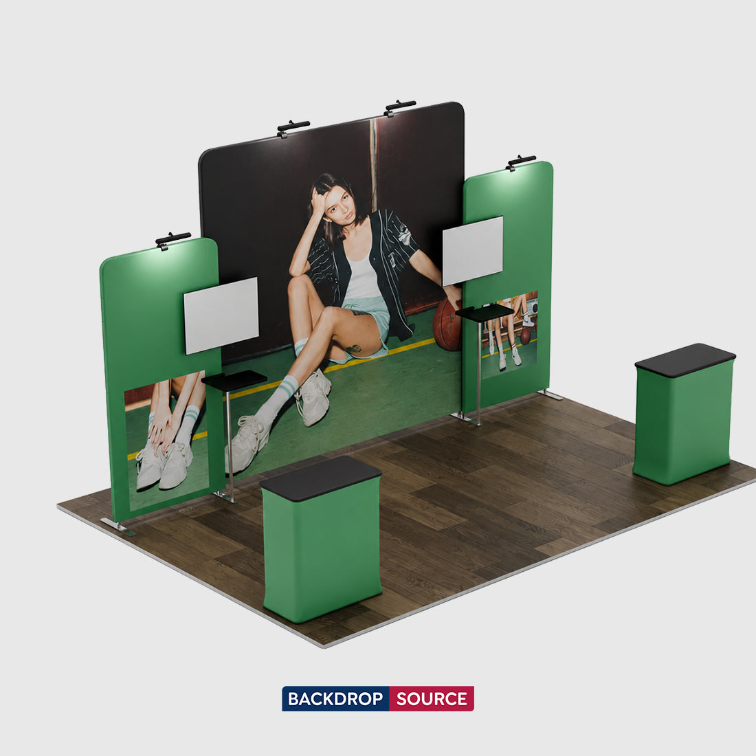 Portable Exhibit Display 20ft x 10ft - Model 5