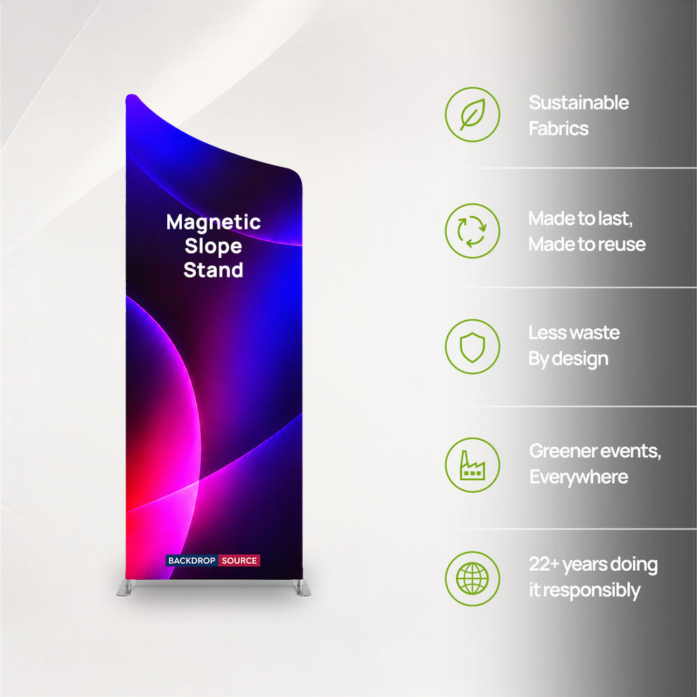 Portable Magnetic Slope Fabric Stand