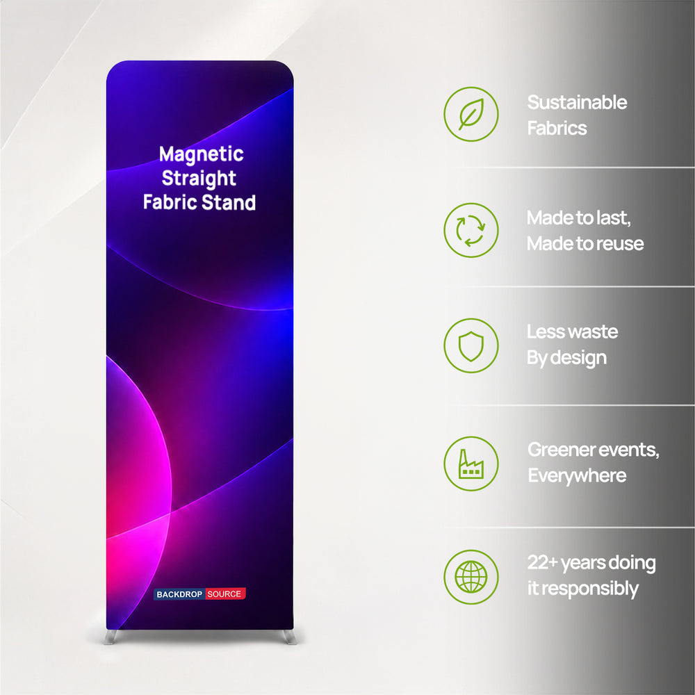 Portable Magnetic Straight Fabric Stand