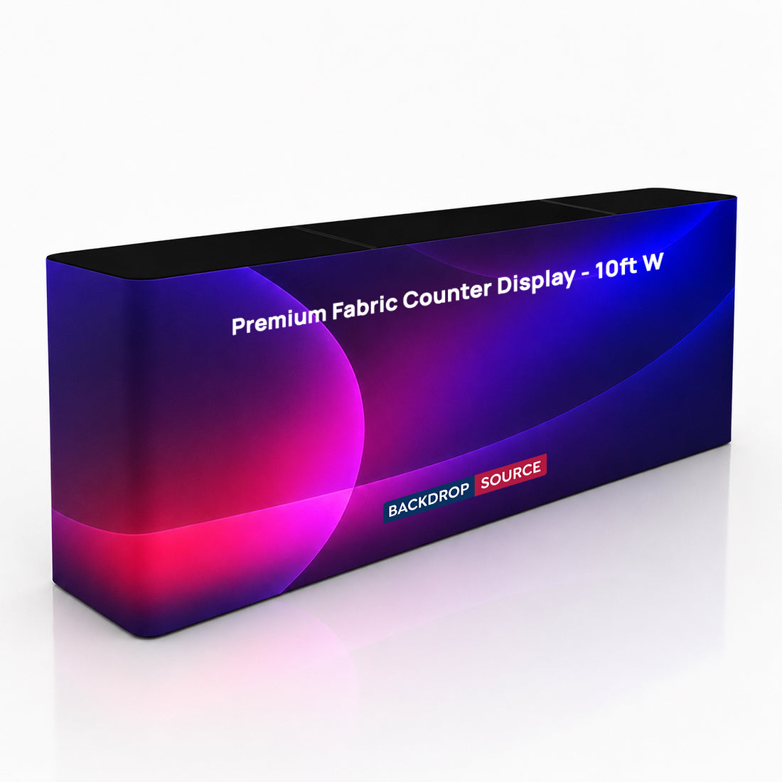 Premium Fabric Counter Display - 10ft W