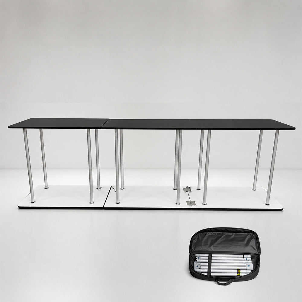 Mostrador de tela con iluminación LED
