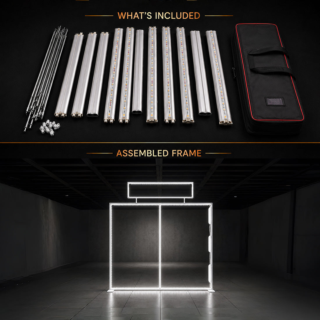Caja de luz LED SEG Premium con cabezal