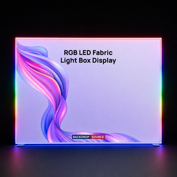 RGB LED Fabric Light Box Display