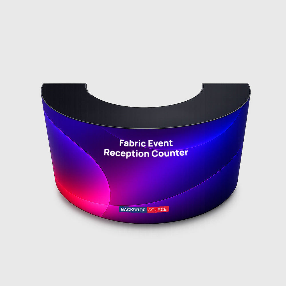 Fabric Event Reception Counter – 7ft Wide