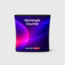 Rectangle Fabric Display Counter - included in Magnetic Fabric Banner Stand & L-Shaped Display Exhibition Kit