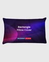 Custom printed polyester pillow covers for branded event and lounge seating